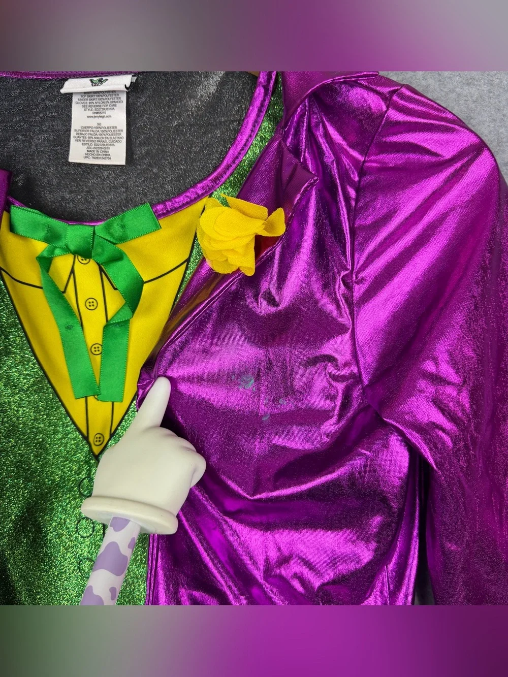 DC Comics The Joker Girls Costume Dress Girls XL Halloween